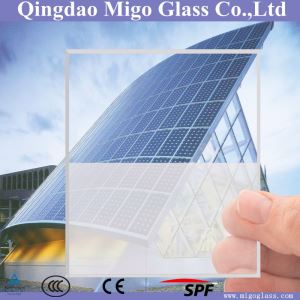 Vidro de painel solar temperado