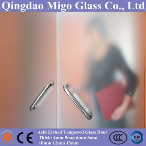 Vidro gravado ácido de 12mm