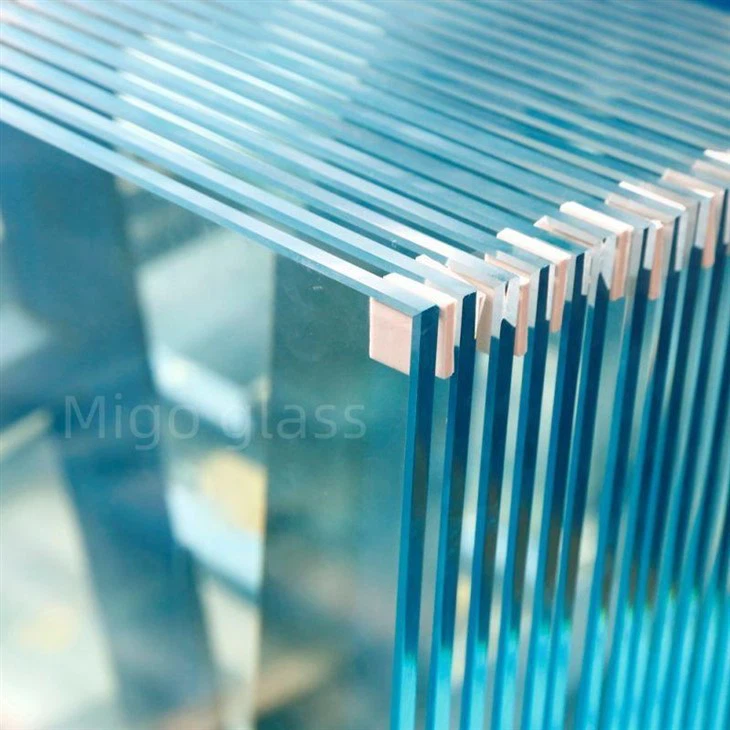 low iron glass fence