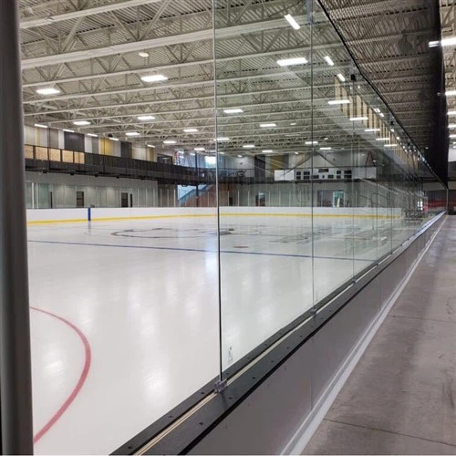 Vidro de pista padrão da NHL