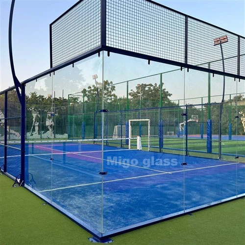 Vidro durável da quadra de padel