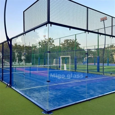 Vidro durável da quadra de padel