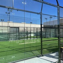 Fence de vidro transparente da quadra de padel