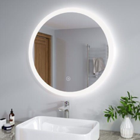 Espelho LED Redondo Moderno