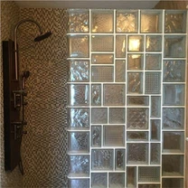 Tijolos decorativos de vidro para construção