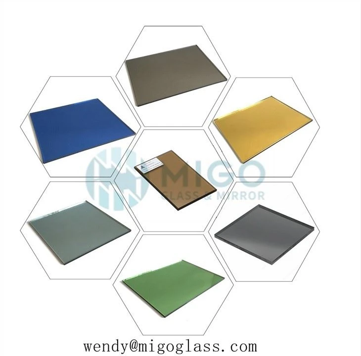 Tinted Reflective Glass