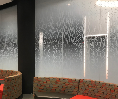 Acid Etched Customized Patterned Glass